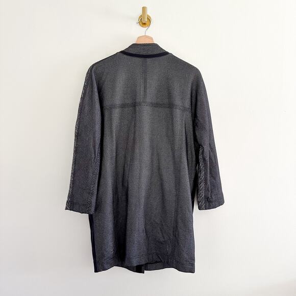 Lululemon Cocoon Car Coat in Black / Coco Pique Black / Shine Dot Black - Picture 2 of 11